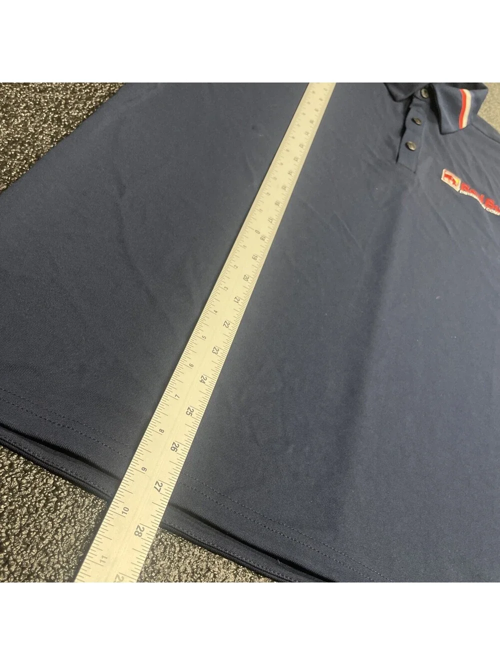 Red Bull Polo Shirt Mens XL Navy Night Sky Short Sleeve Original NWT